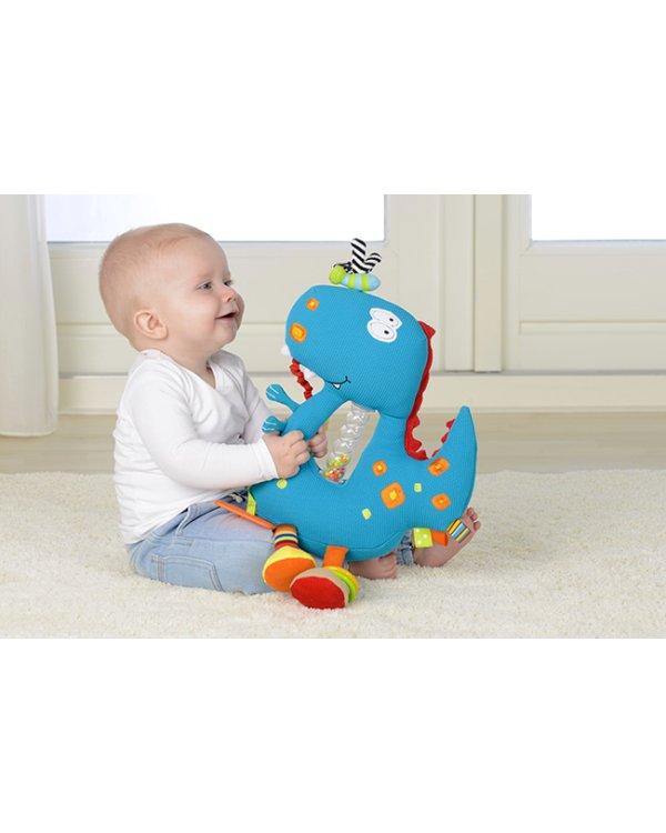 DOLCE TOYS Развивающая мягкая игрушка Дружелюбный Динозаврик