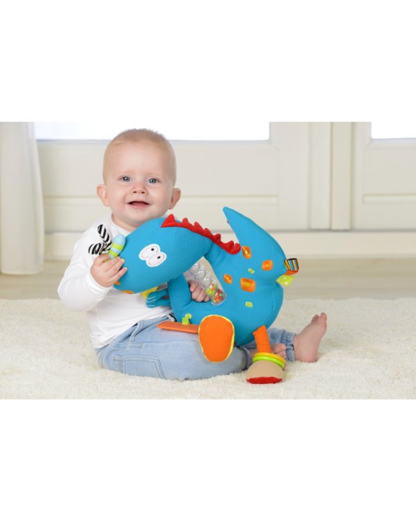DOLCE TOYS Развивающая мягкая игрушка Дружелюбный Динозаврик