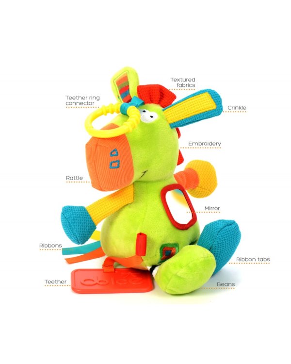 DOLCE TOYS Развивающая мягкая игрушка Сказочный Пони