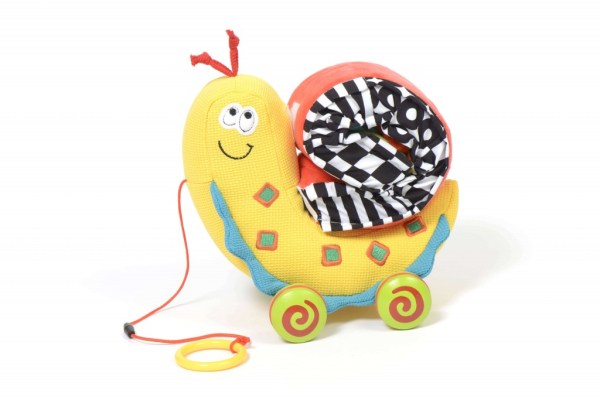 DOLCE TOYS Развивающая мягкая игрушка Разноцветная Улитка