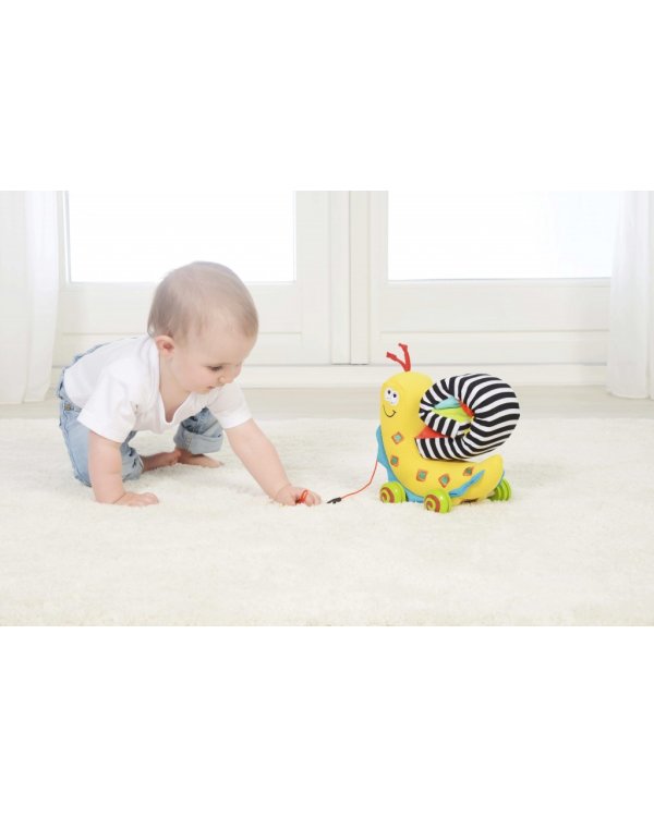 DOLCE TOYS Развивающая мягкая игрушка Разноцветная Улитка