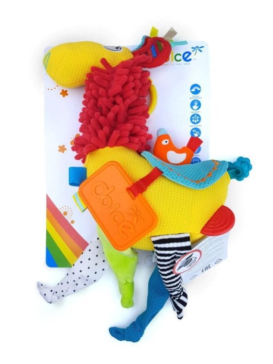 DOLCE TOYS Развивающая мягкая игрушка Милая Лама 43CM
