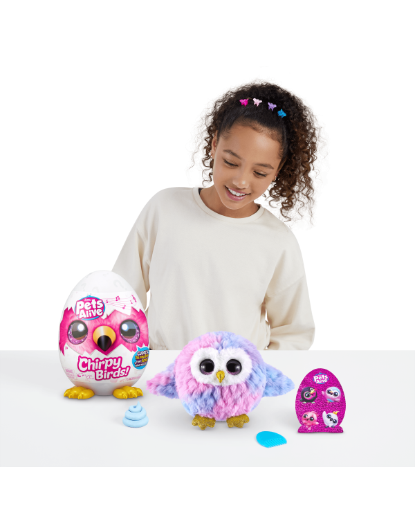 PETS ALIVE Интерактивная игрушка Птица Chirpy