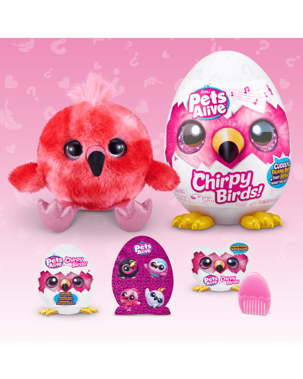 PETS ALIVE Интерактивная игрушка Птица Chirpy