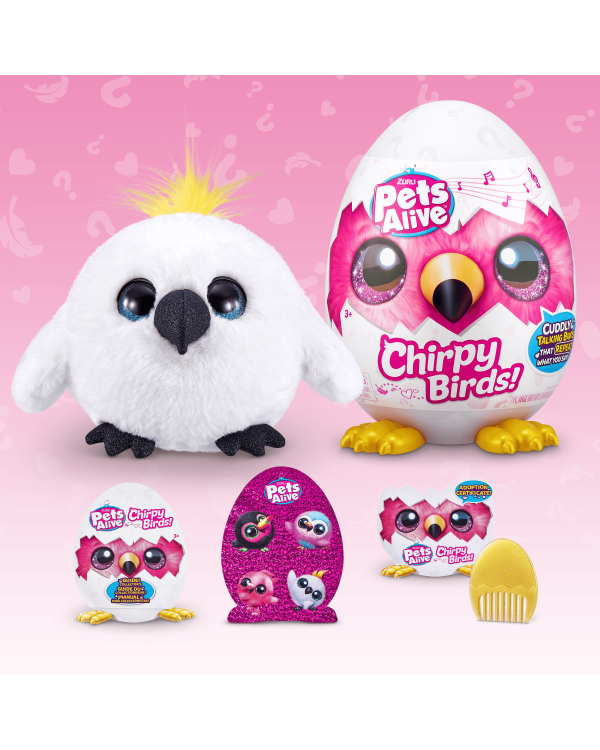 PETS ALIVE Интерактивная игрушка Птица Chirpy