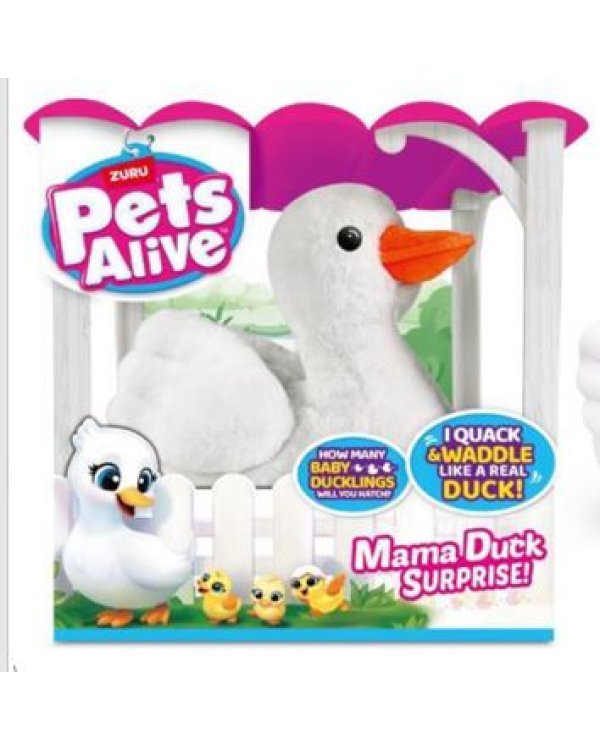 PETS ALIVE игровой набор Mama&Baby Surprise Ducks
