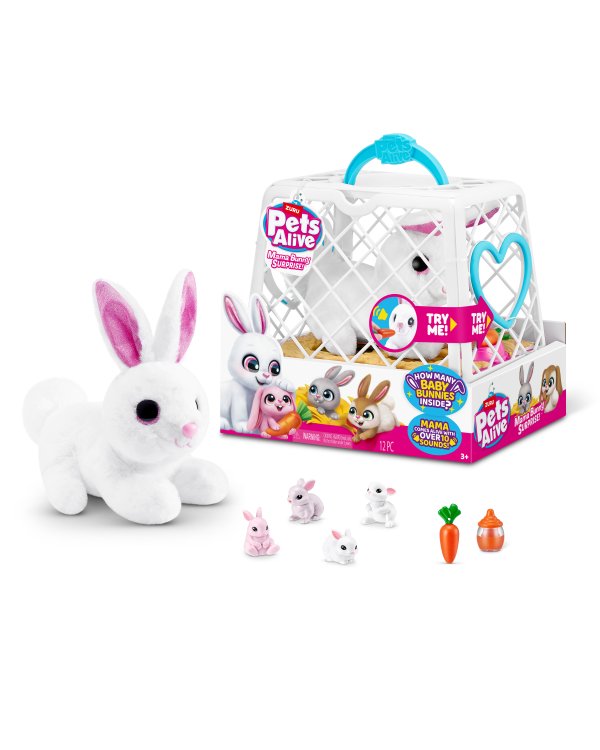 Дополнительное изображение книги «PETS ALIVE Игровой набор Mama&Baby Surprise Bunny»