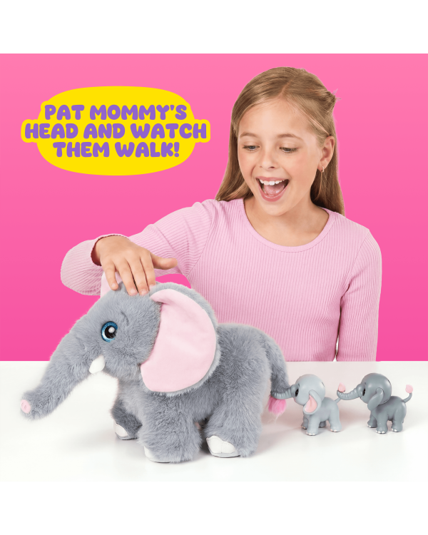 Дополнительное изображение книги «PETS ALIVE игровой набор Mama Elephant & Baby Surprise»