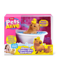 PETS ALIVE игровой набор Mama Cappy & Baby Surprise