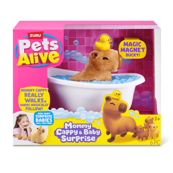 Обложка книги «PETS ALIVE игровой набор Mama Cappy & Baby Surprise»