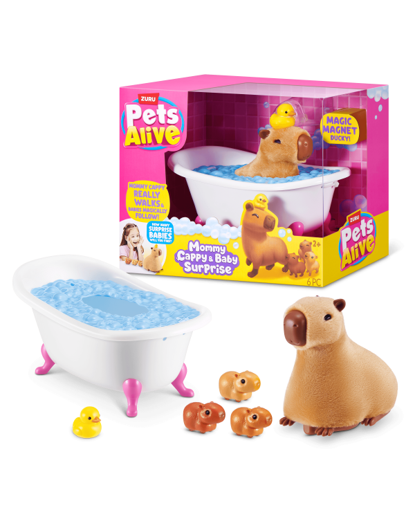 Дополнительное изображение книги «PETS ALIVE игровой набор Mama Cappy & Baby Surprise»