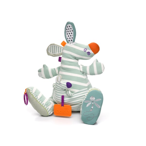 DOLCE TOYS Развивающая мягкая игрушка Забавный Кенгуру 28CM