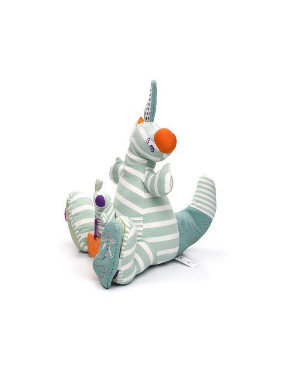 DOLCE TOYS Развивающая мягкая игрушка Забавный Кенгуру 28CM