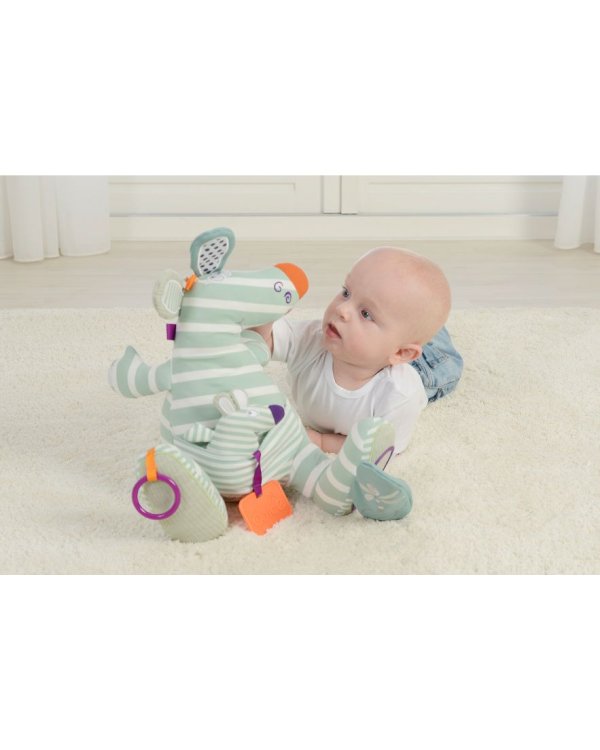 DOLCE TOYS Развивающая мягкая игрушка Забавный Кенгуру 28CM
