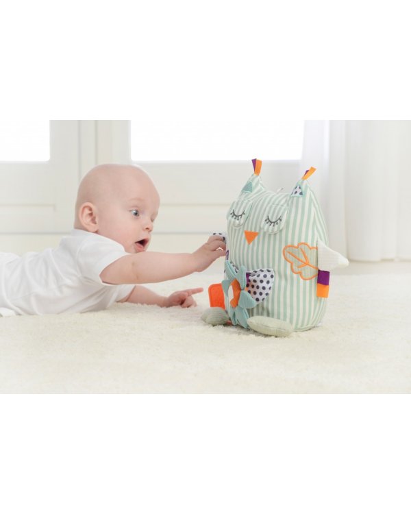 DOLCE TOYS Развивающая мягкая игрушка Забавная Сова