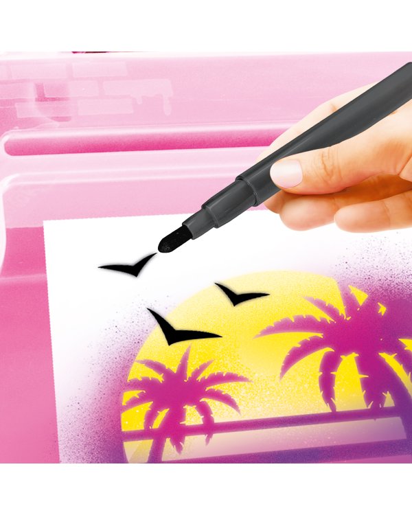 AIRBRUSH Art набор для творчества с аэрографом