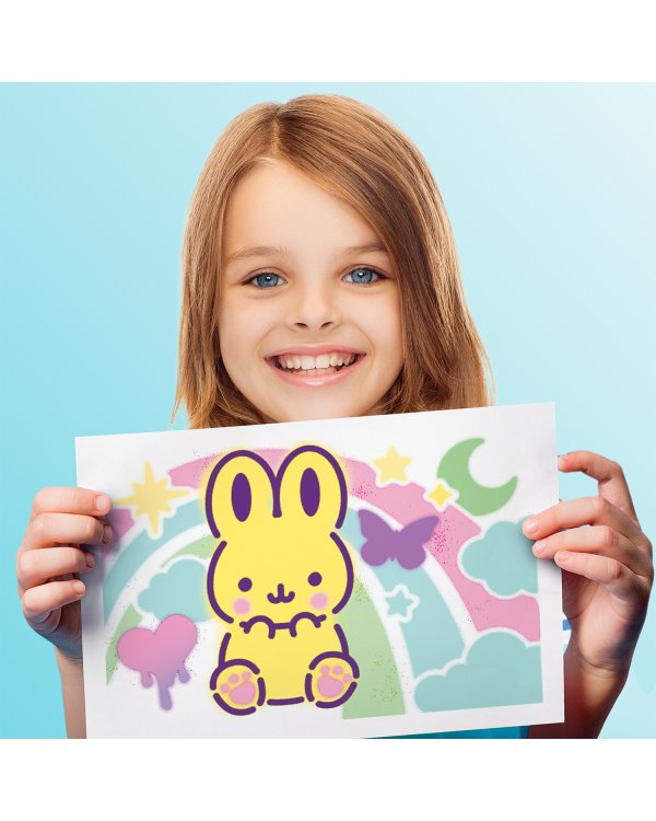 AIRBRUSH Art набор для творчества с аэрографом