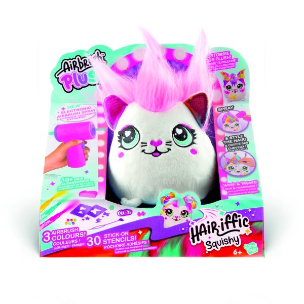 AIRBRUSH Hair´iffic мягкая игрушка с аэрографом Squish Pal