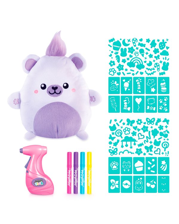 AIRBRUSH PLUSH игровой набор мягкая игрушка с аэрографом Kawaii Bear, 25 см
