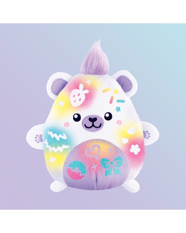 AIRBRUSH PLUSH игровой набор мягкая игрушка с аэрографом Kawaii Bear, 25 см