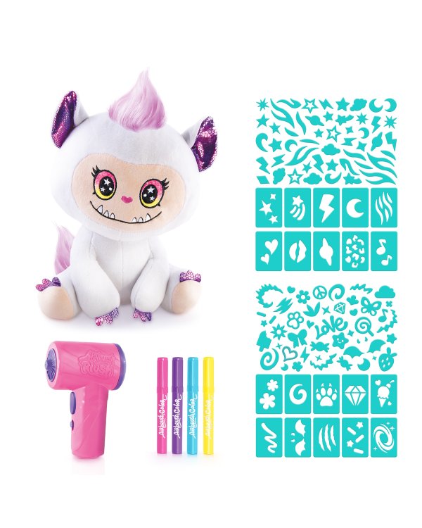 Дополнительное изображение книги «AIRBRUSH PLUSH Мягкая игрушка с аэрографом Cutie Monster, 25 см»