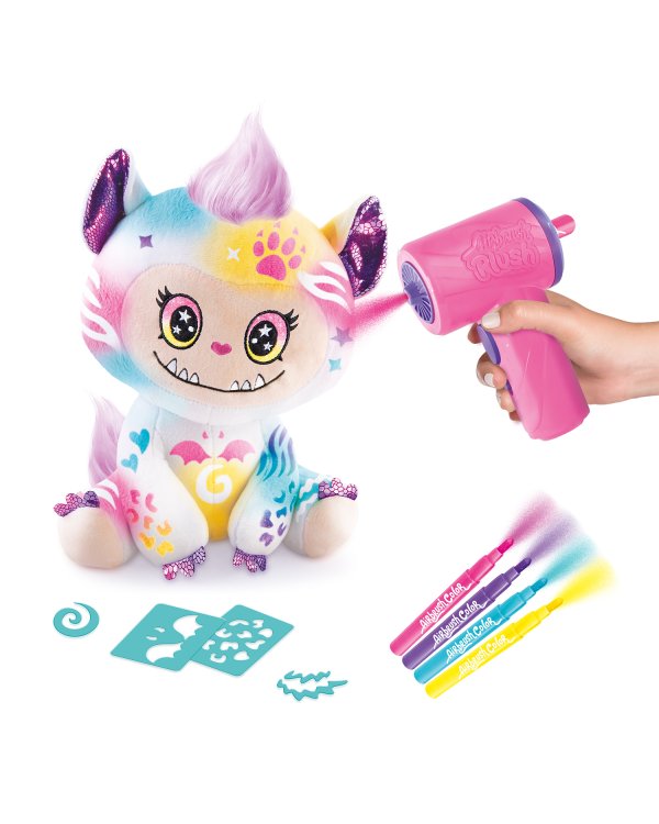 Дополнительное изображение книги «AIRBRUSH PLUSH Мягкая игрушка с аэрографом Cutie Monster, 25 см»
