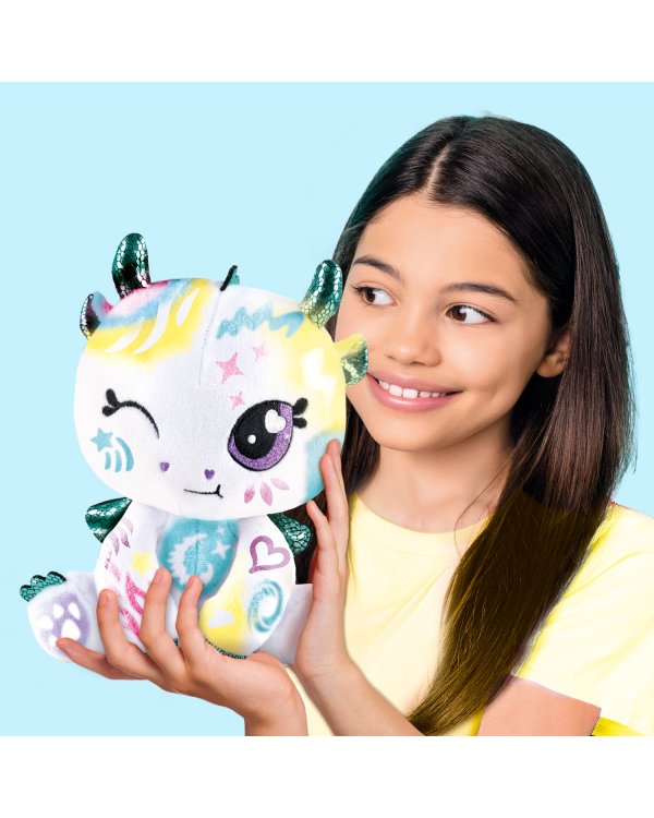 Дополнительное изображение книги «AIRBRUSH PLUSH Игровой набор мягкая игрушка с аэрографом Дракон, 25 см»