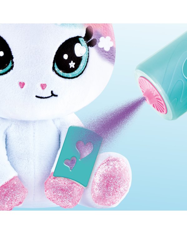 Дополнительное изображение книги «AIRBRUSH PLUSH Игровой набор мягкая игрушка с аэрографом Sparkle Unicorn, 25 см»