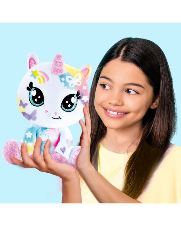Дополнительное изображение книги «AIRBRUSH PLUSH Игровой набор мягкая игрушка с аэрографом Sparkle Unicorn, 25 см»