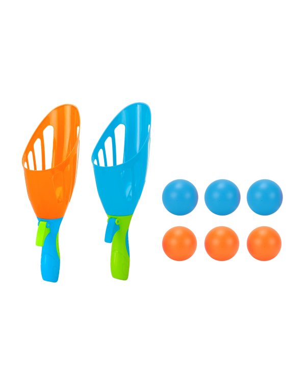 Игра с мячами "Отбей и лови"