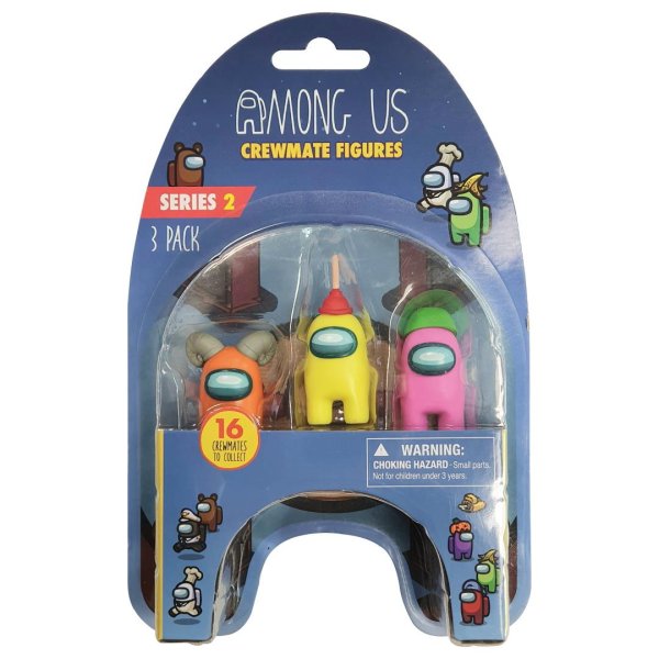 Обложка книги «AMONG US Фигурки 3 шт, 5 см W2»