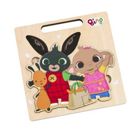 Обложка книги «BING & FRIENDS многослойный деревянный пазл Bing»