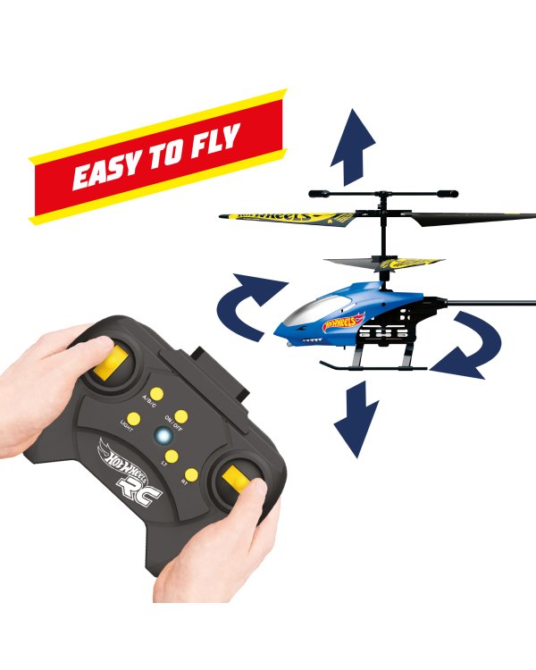 HOT WHEELS Вертолёт на радиоуправлении Gyro, 22см