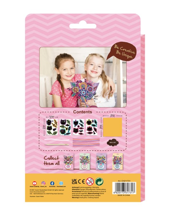 AVENIR Скретч Букет из кошек