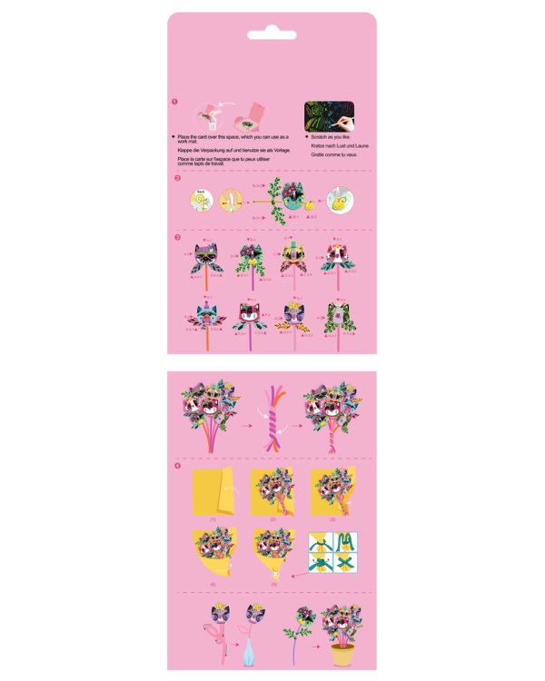 AVENIR Скретч Букет из кошек