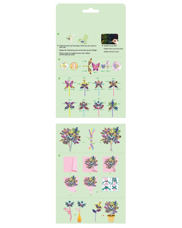 AVENIR Скретч Букет из бабочек