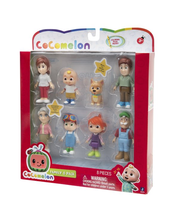 COCOMELON Семья, мультиупаковка 8 шт