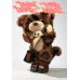 REBEL BEAR Мягкая коллекционная фигурка с сумочкой, 18 см
