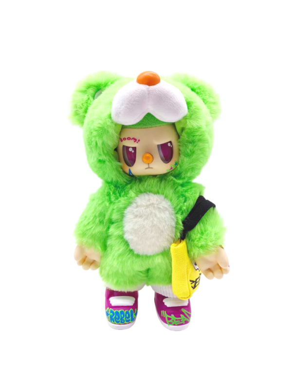 REBEL BEAR Мягкая коллекционная фигурка с сумочкой, 18 см