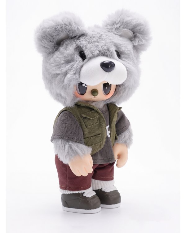 REBEL BEAR Мягкая коллекционная фигурка Street, 18 см