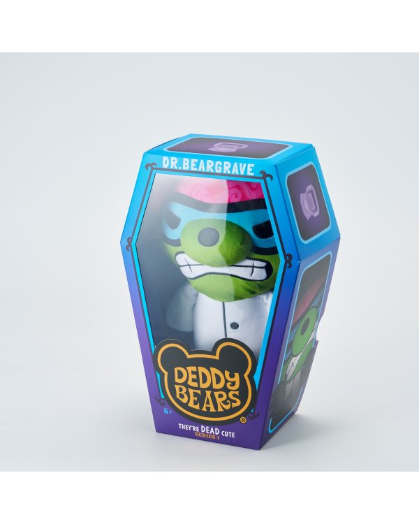 DEDDY BEARS Плюшевый медведь в гробу, 30 см