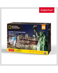 CUBICFUN NATIONAL GEOGRAPHIC 3D пазл «Эмпайр-стейт-билдинг»