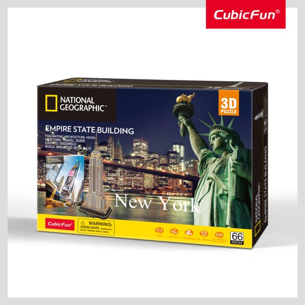 CUBICFUN NATIONAL GEOGRAPHIC 3D пазл «Эмпайр-стейт-билдинг»