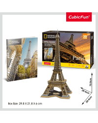 CUBICFUN 3D пазл NatGeo Эйфелева башня