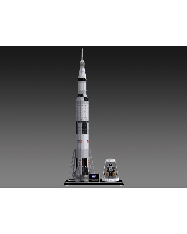 Дополнительное изображение книги «CUBICFUN NASA 3D пазл «Ракета Apollo Saturn V»»