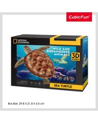 CUBICFUN NATIONAL GEOGRAPHIC 3D пазл «Морская черепаха»