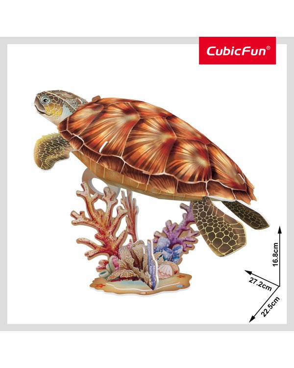 CUBICFUN NATIONAL GEOGRAPHIC 3D пазл «Морская черепаха»