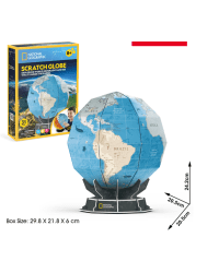CUBICFUN 3D пазл Scratch Globe
