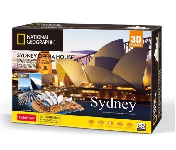 CUBICFUN NATIONAL GEOGRAPHIC 3D пазл «Сиднейский оперный театр»
