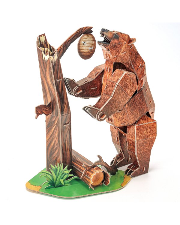 CUBICFUN NATIONAL GEOGRAPHIC 3D пазл «Бурый медведь»